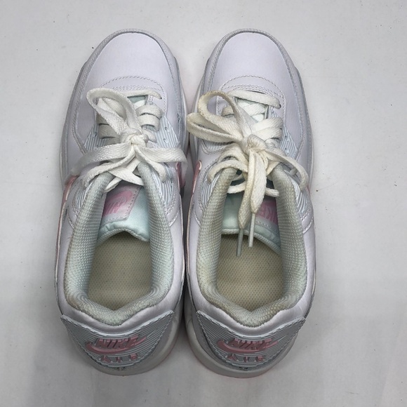 Nike Air Max 90 LTR (GS) Pink/White CD6864-121 USED Tried On Size 5.5Y No Box - Picture 5 of 14